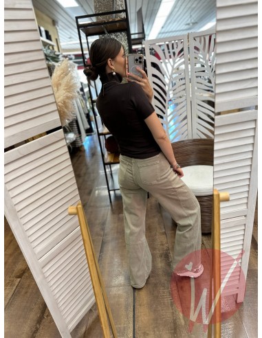 Jeans Palazzo Tokyo Tortora