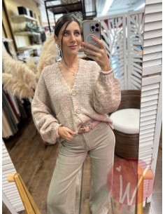 Pull Giacca Nevada Cipria...