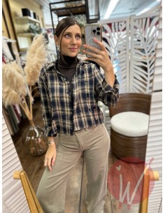 Camicia Check Strappi