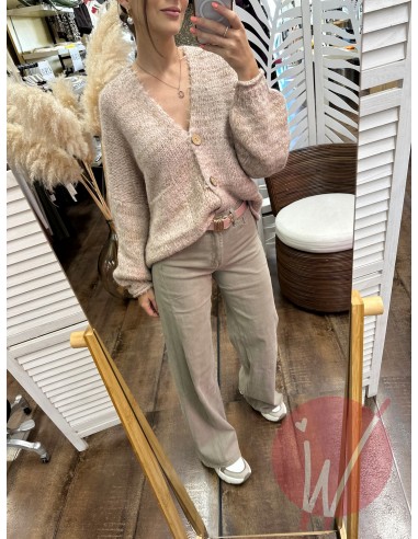 Jeans Palazzo Tokyo Tortora