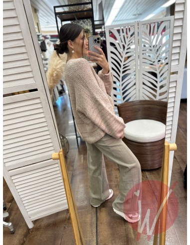 Jeans Palazzo Tokyo Tortora