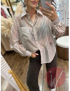 Camicia Righe Faith Burro 2