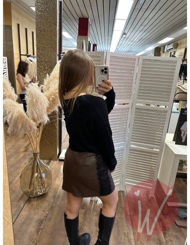 Cardigan Crop Chantal Nero