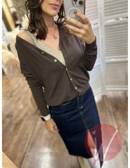 Cardigan Crop Chantal Moro