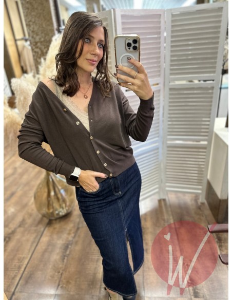 Cardigan Crop Chantal Moro