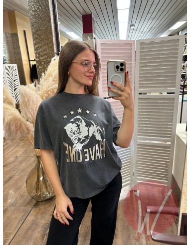 T-Shirt Tiger Nero - HAVEONE