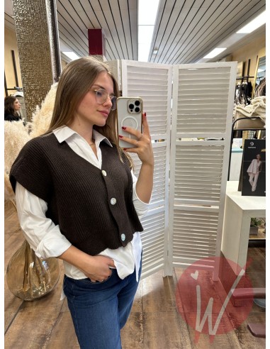 Gilet Crop Harper Moro