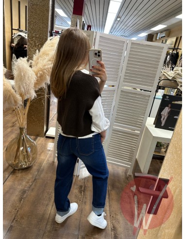 Gilet Crop Harper Moro