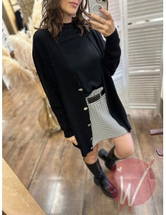 Cardigan Over Abigail Nero 2