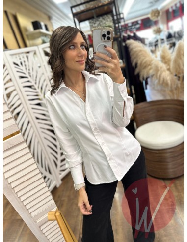 Camicia Polo Oxford Bianco