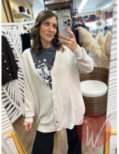 Cardigan Over Abigail Gesso