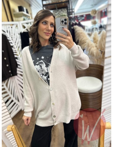 Cardigan Over Abigail Gesso