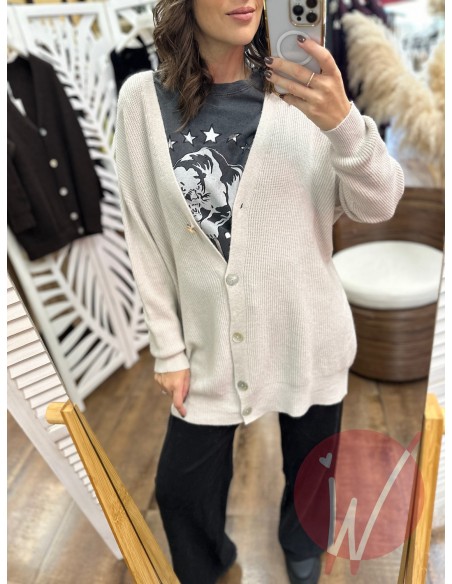 Cardigan Over Abigail Gesso