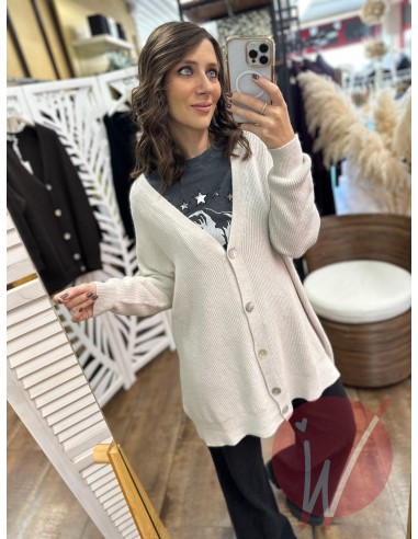 Cardigan Over Abigail Gesso