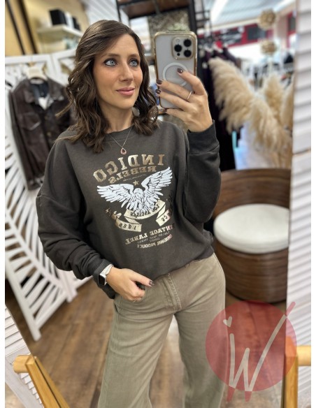 Felpa Indigo Moro - HAVE ONE