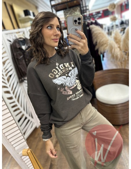 Felpa Indigo Moro - HAVE ONE