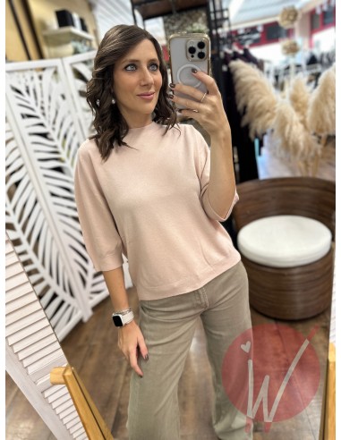 Maglia Aurora Rosa Cipria