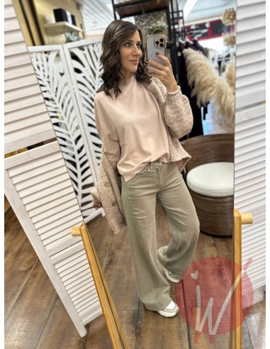 Maglia Aurora Rosa Cipria