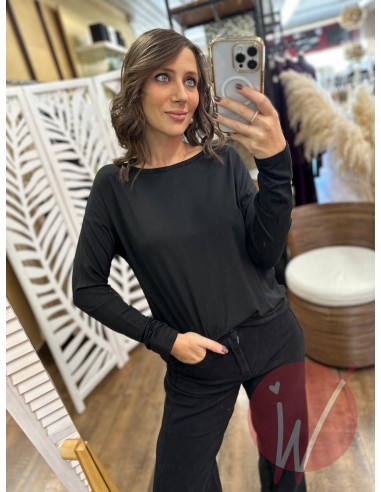 Maglia Lurex Crystal Nero