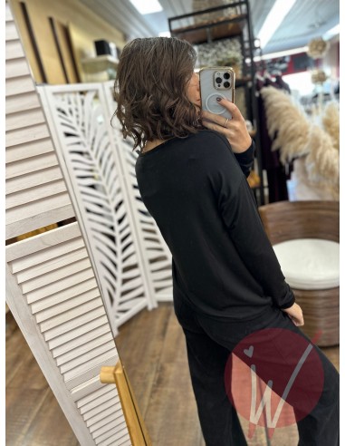 Maglia Lurex Crystal Nero