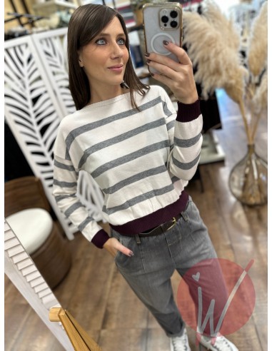 Maglia Righe Amanda Bordeaux