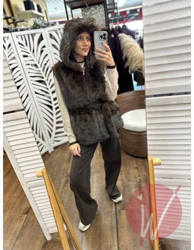 Ecopelliccia Smanicata Amelia Moro