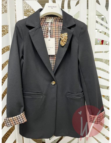 Giacca Slim Praga Nero