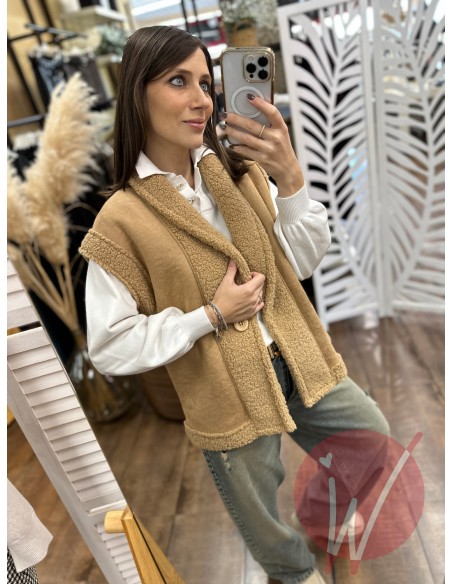 Gilet Teddy Cammello - HAVE ONE