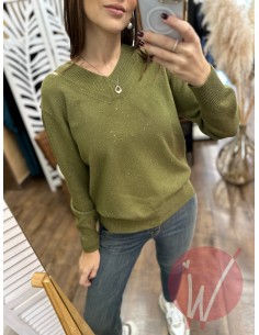 Maglia CutOut Daisy Verde... 2