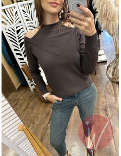 Maglia Scarlett CutOut Moro 2