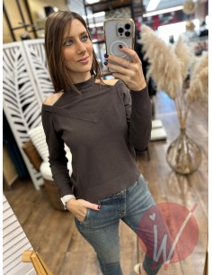 Maglia Scarlett CutOut Moro 2