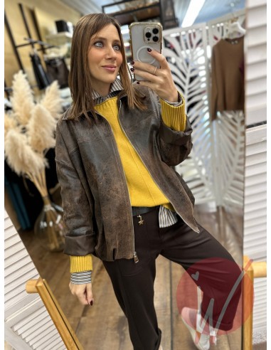 Bomber Ecopelle Lauren Moro - HAVE ONE Bomber Ecopelle Lauren Moro - HAVE ONE