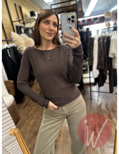 Maglia Slim Crystal Moro