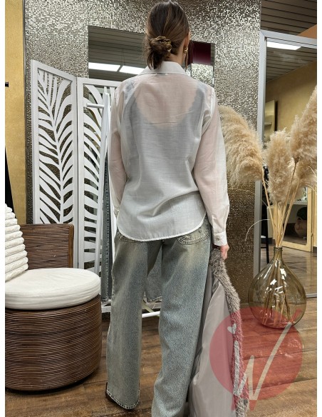 Camicia Celine Gesso