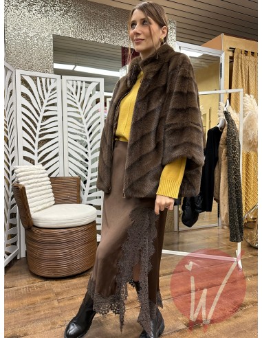 Gonna Lingerie Pizzo Moro