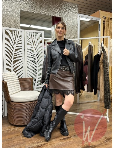 Chiodino Ecopelle Roxy Nero