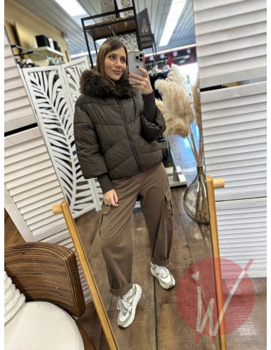 Piumino Corto Zurigo Moro Piumino Corto Zurigo Moro