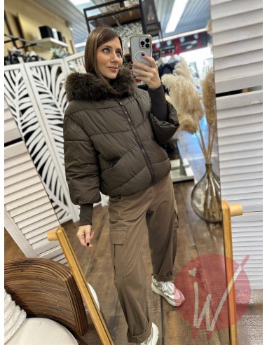 Piumino Corto Zurigo Moro Piumino Corto Zurigo Moro