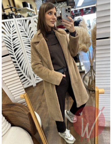 Cappotto EcoFur Odessa Cammello Cappotto EcoFur Odessa Cammello