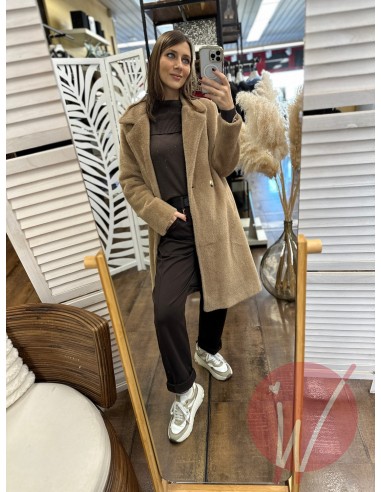 Cappotto EcoFur Odessa Cammello Cappotto EcoFur Odessa Cammello