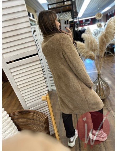 Cappotto EcoFur Odessa Cammello Cappotto EcoFur Odessa Cammello