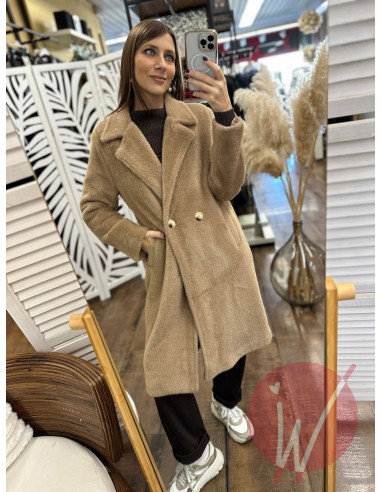 Cappotto EcoFur Odessa Cammello