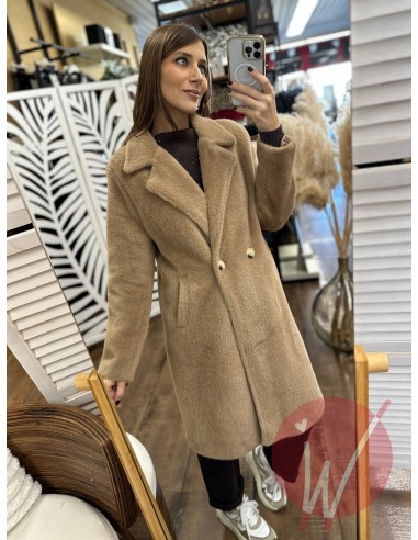 Cappotto EcoFur Odessa Cammello Cappotto EcoFur Odessa Cammello