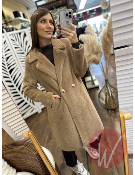 Cappotto EcoFur Odessa Cammello