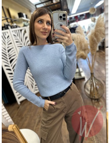 Maglia Slim Dafne Azzurro