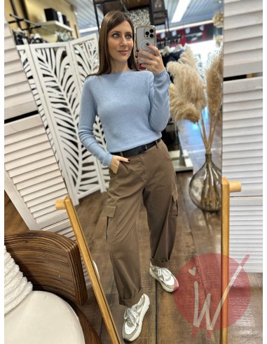 Maglia Slim Dafne Azzurro