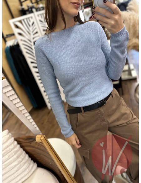 Maglia Slim Dafne Azzurro