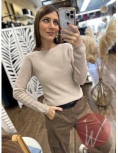 Maglia Slim Dafne Beige