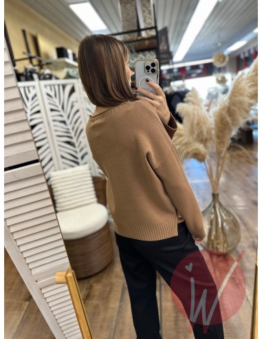 Maglia Camille Moka Maglia Camille Moka