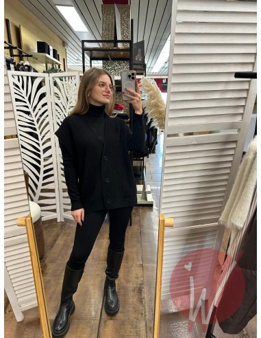 Gilet Over Jill Nero Gilet Over Jill Nero